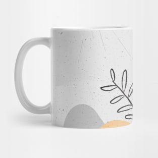 Boheme Moonlight Plant Cute Illustration Mug